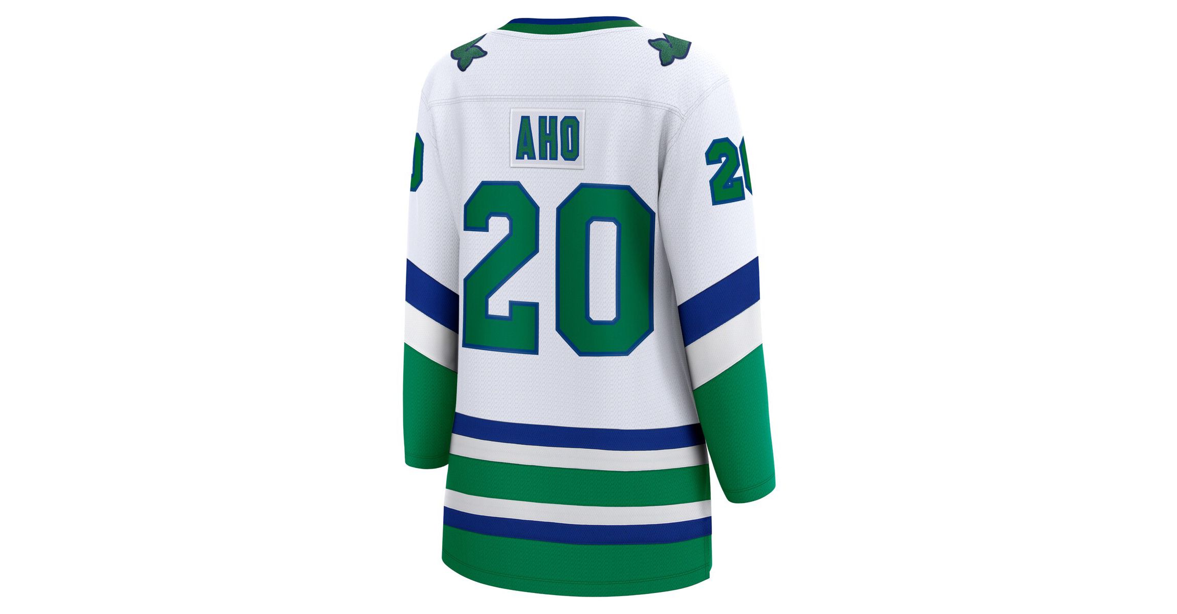 NHL Fanatics Sebastian Aho Carolina Hurricanes Throwback Breakaway Jersey