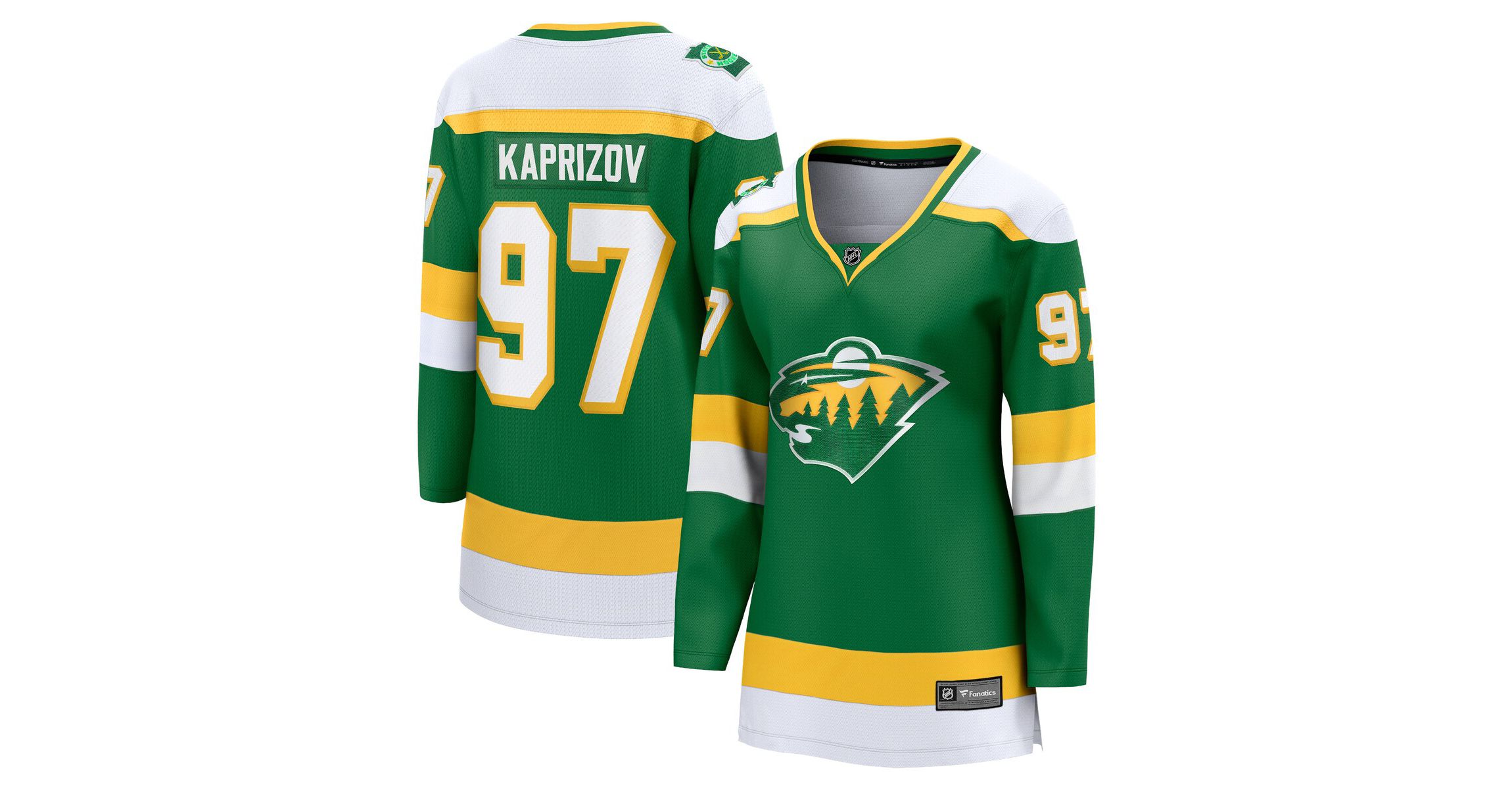 NHL Fanatics Kirill Kaprizov Minnesota Wild Alternate Breakaway Jersey