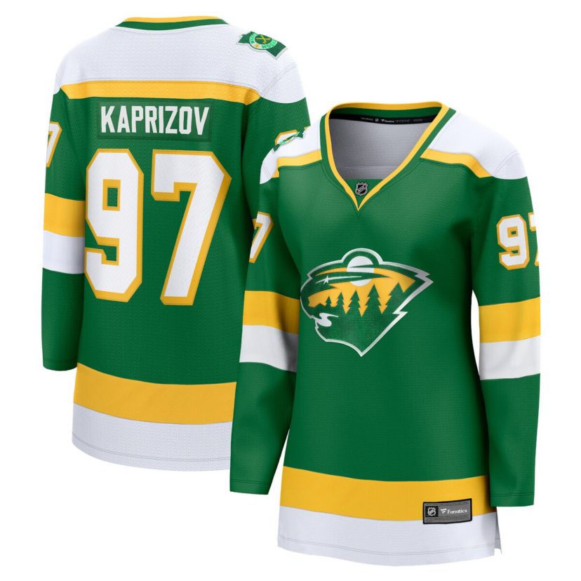 NHL Fanatics Kirill Kaprizov Minnesota Wild Alternate Breakaway Jersey