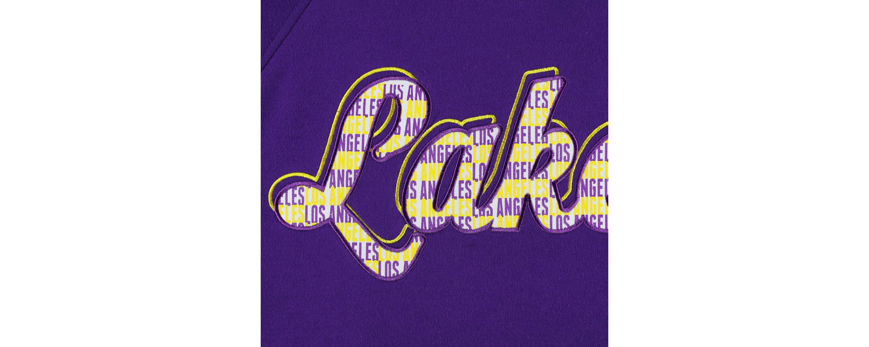 NBA Los Angeles Lakers Regina Raglan Pullover Sweatshirt