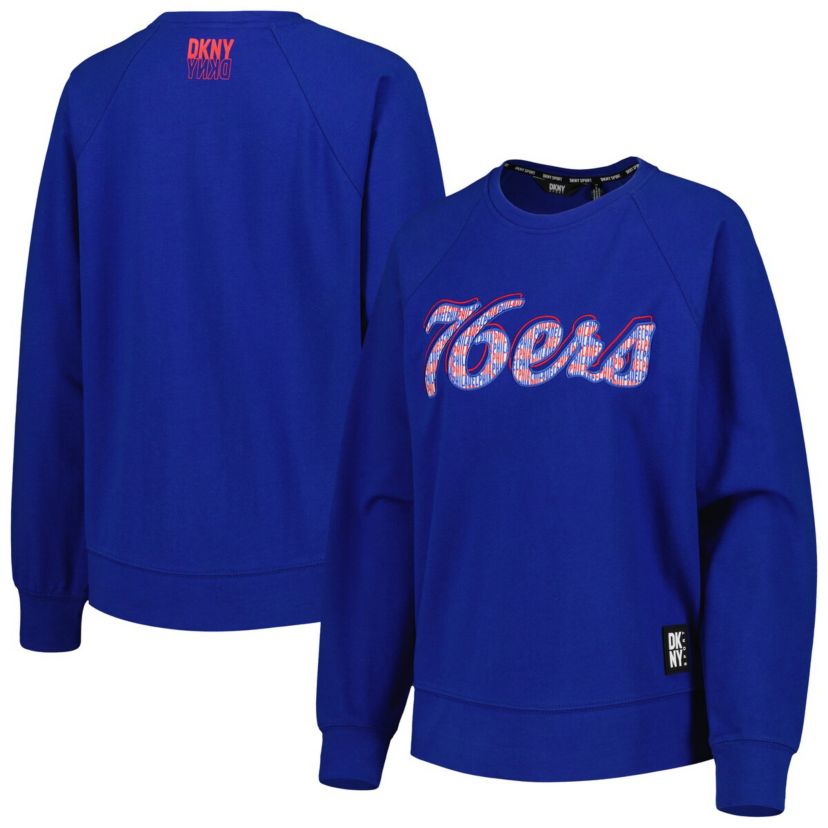 NBA Philadelphia 76ers Regina Raglan Pullover Sweatshirt