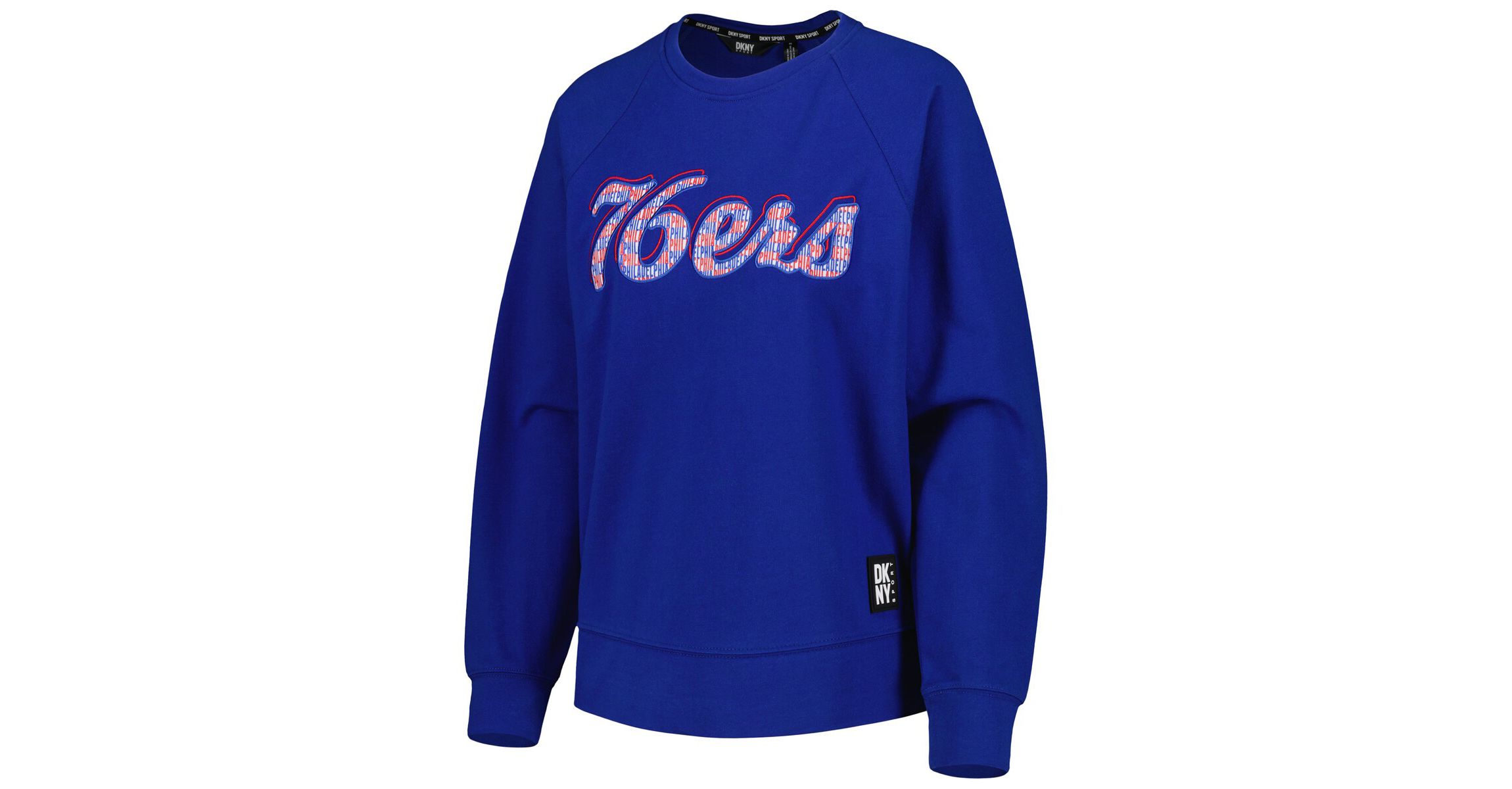 NBA Philadelphia 76ers Regina Raglan Pullover Sweatshirt