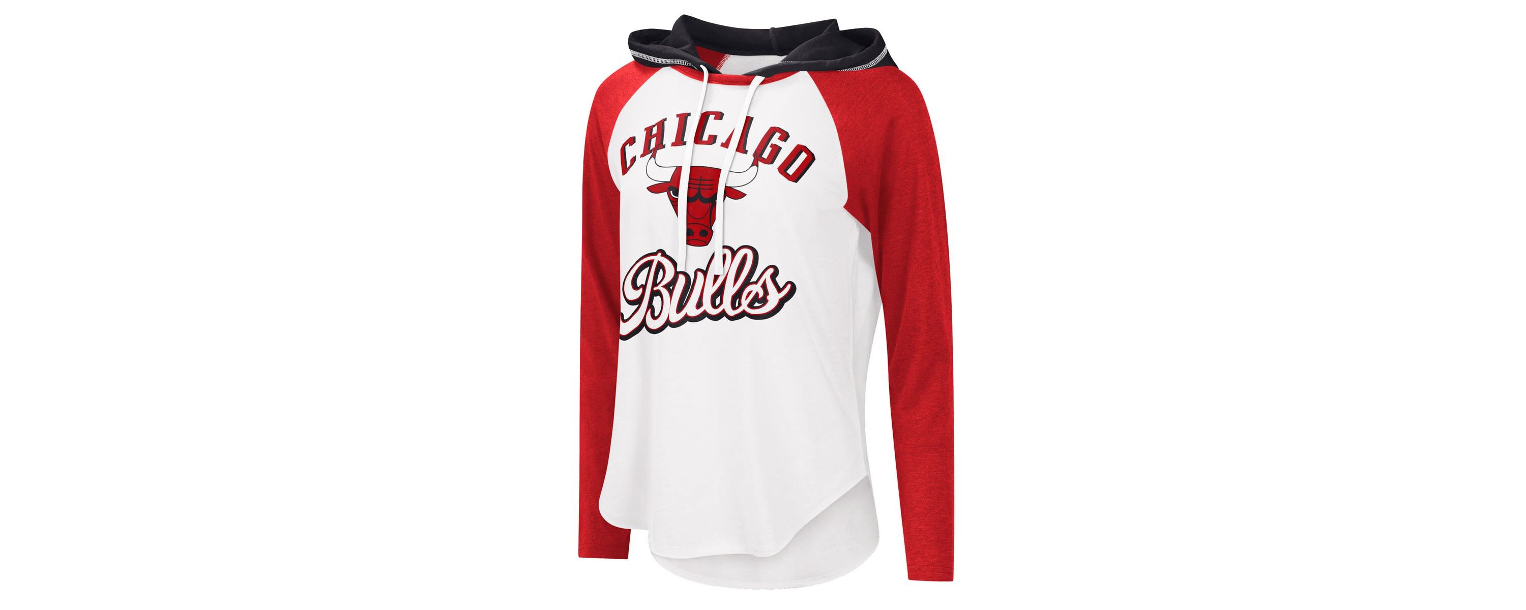 NBA Chicago Bulls MVP Raglan Hoodie Long Sleeve T-Shirt