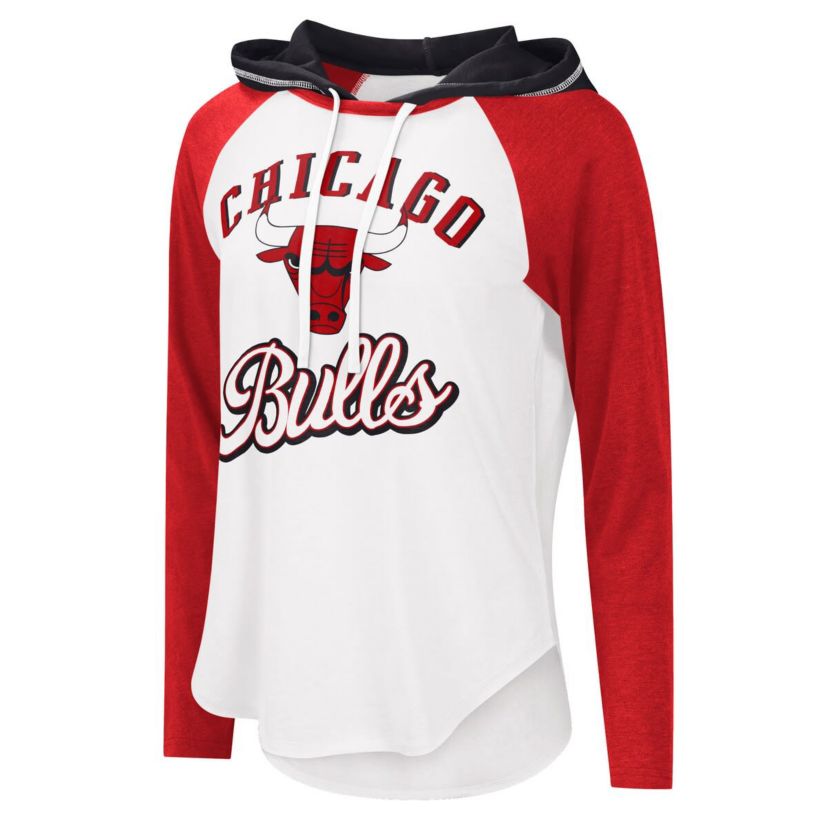 NBA Chicago Bulls MVP Raglan Hoodie Long Sleeve T-Shirt