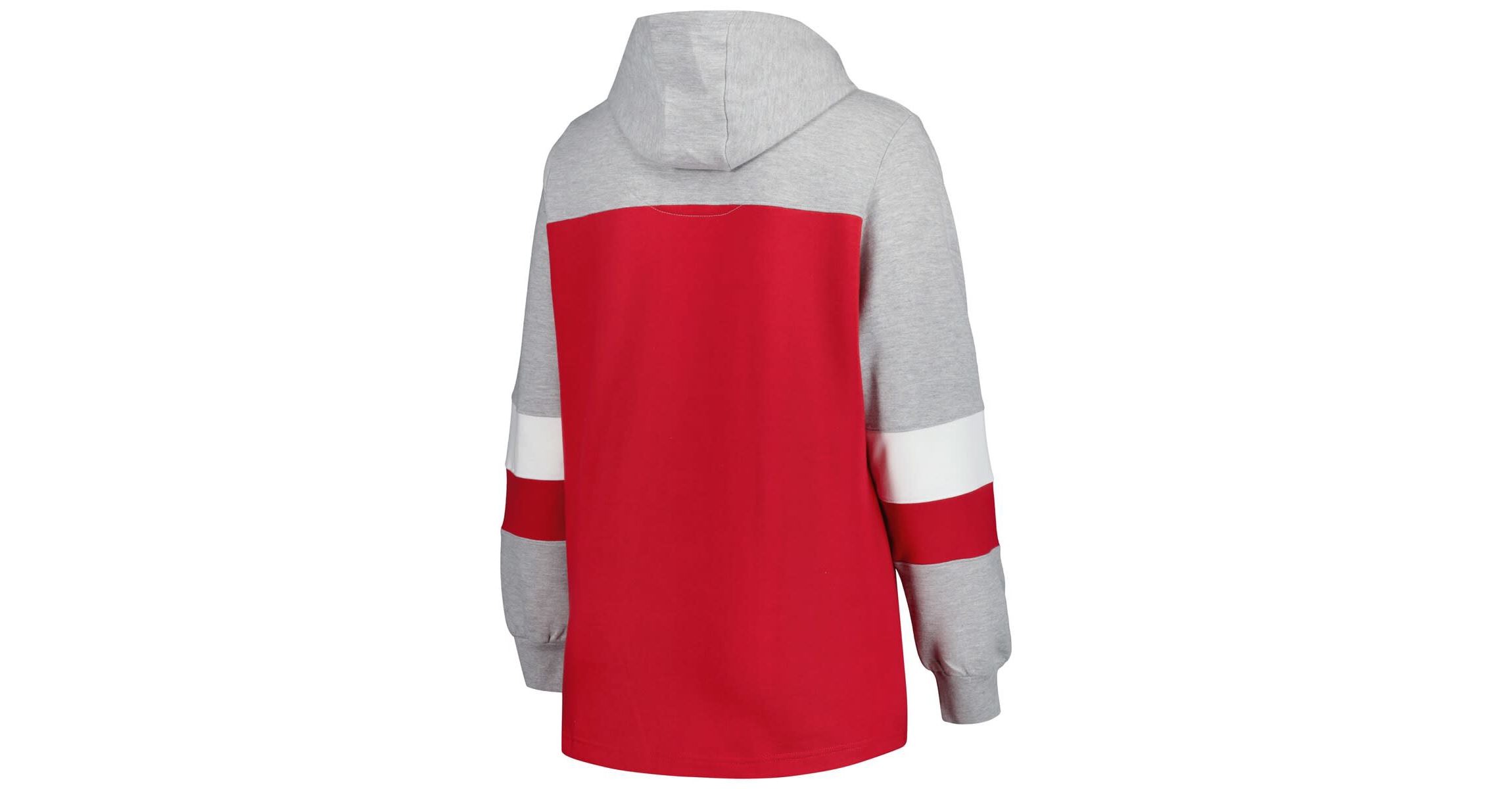 Alabama Crimson Tide NCAA Alabama Tide Plus Size Color-Block Pullover Hoodie