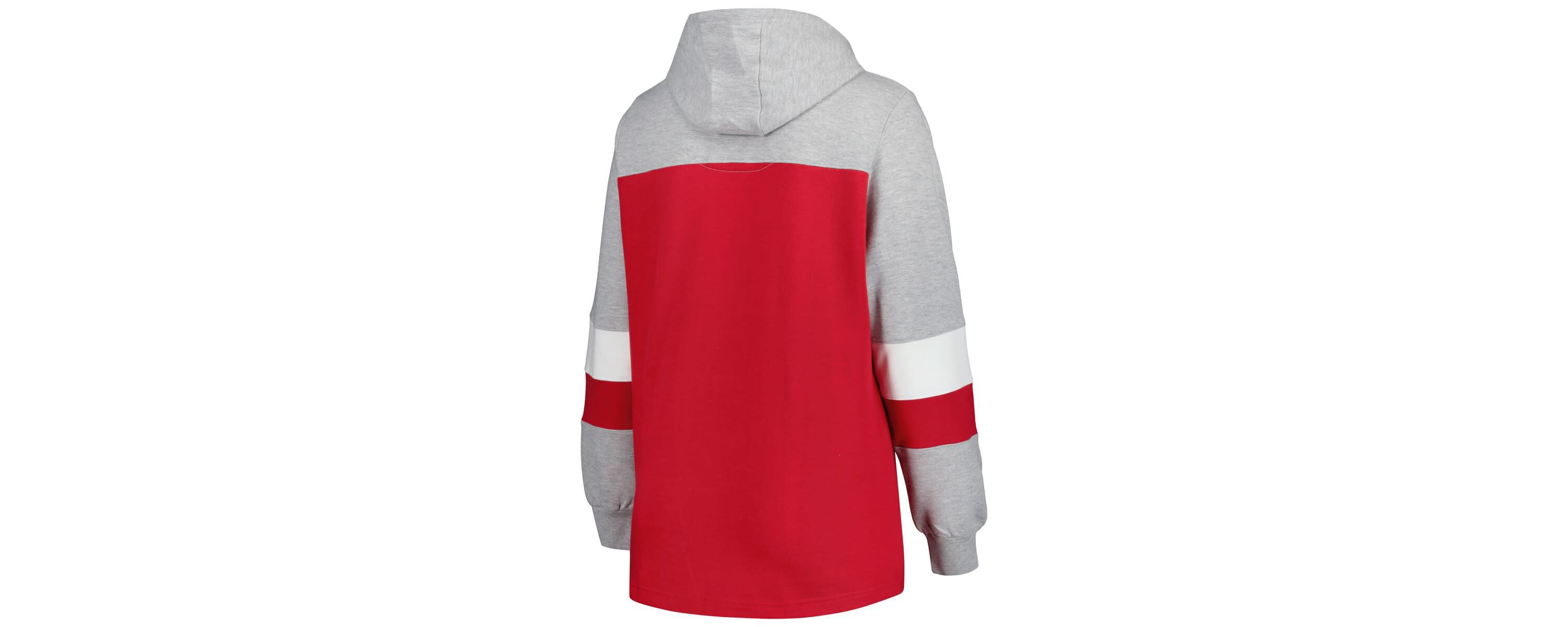 Alabama Crimson Tide NCAA Alabama Tide Plus Size Color-Block Pullover Hoodie