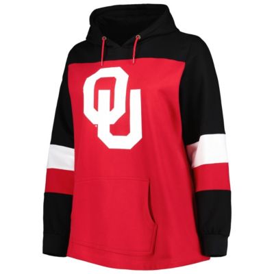 NCAA Oklahoma Sooners Plus Color-Block Pullover Hoodie