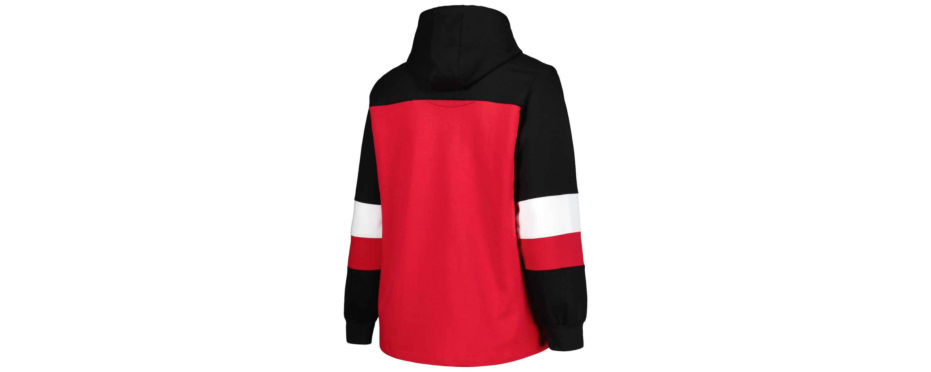 NCAA Oklahoma Sooners Plus Size Color-Block Pullover Hoodie