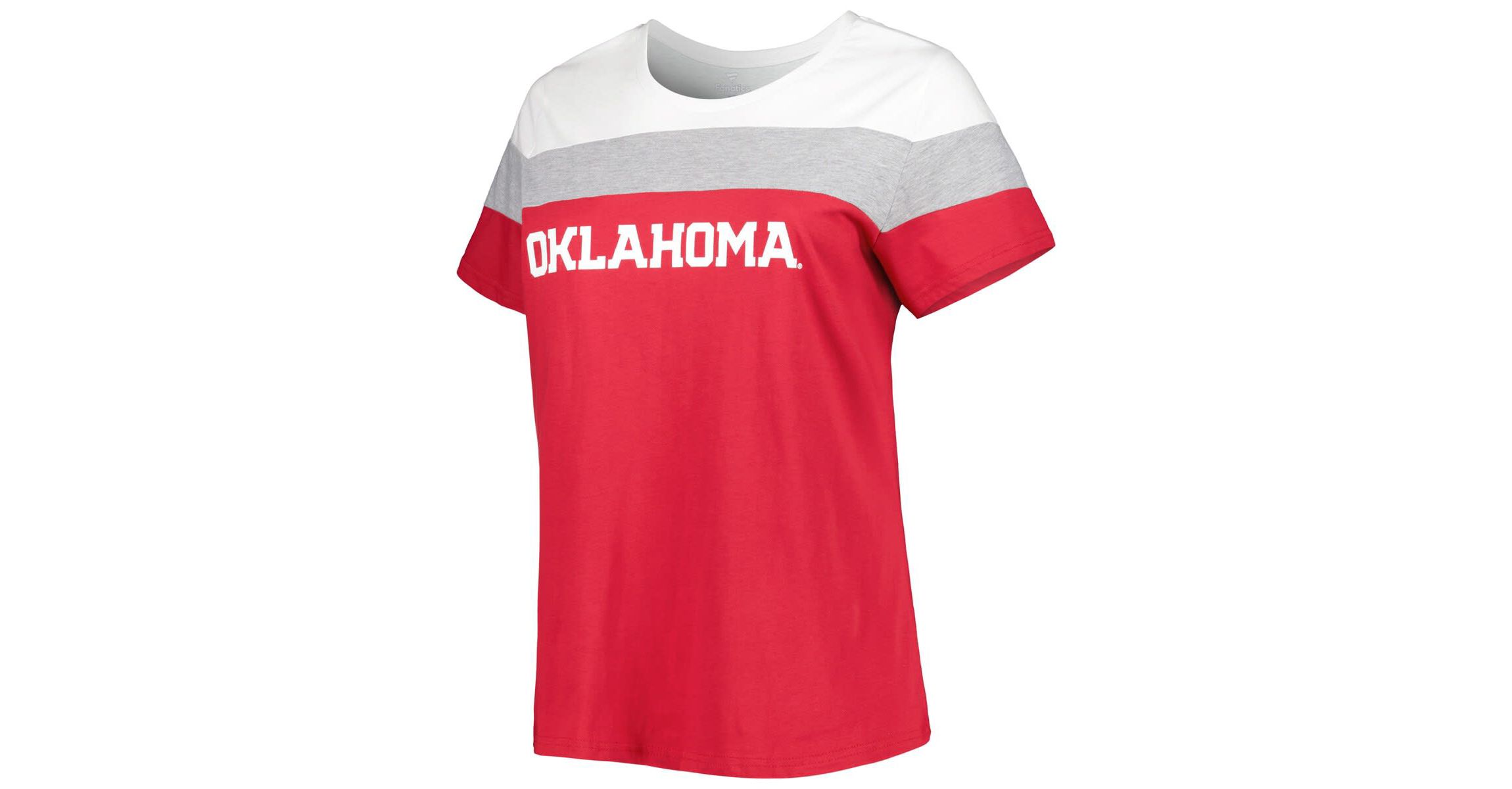 NCAA Oklahoma Sooners Plus Size Split Body T-Shirt