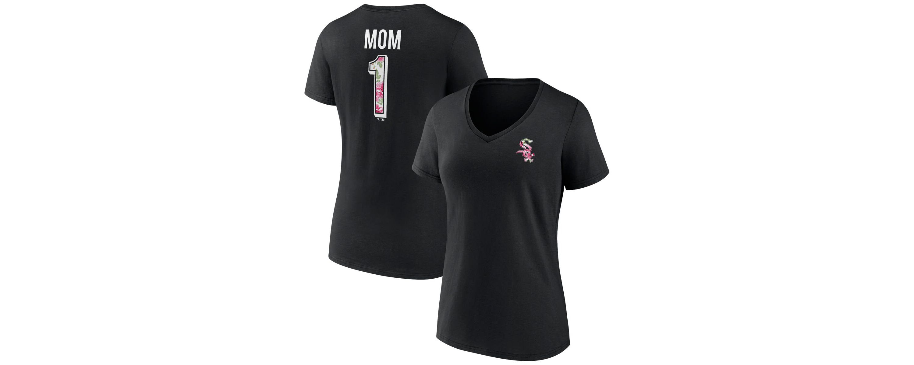 Chicago White Sox MLB Chicago Sox Mothers Day Plus Size Best Mom Ever V-Neck T-Shirt
