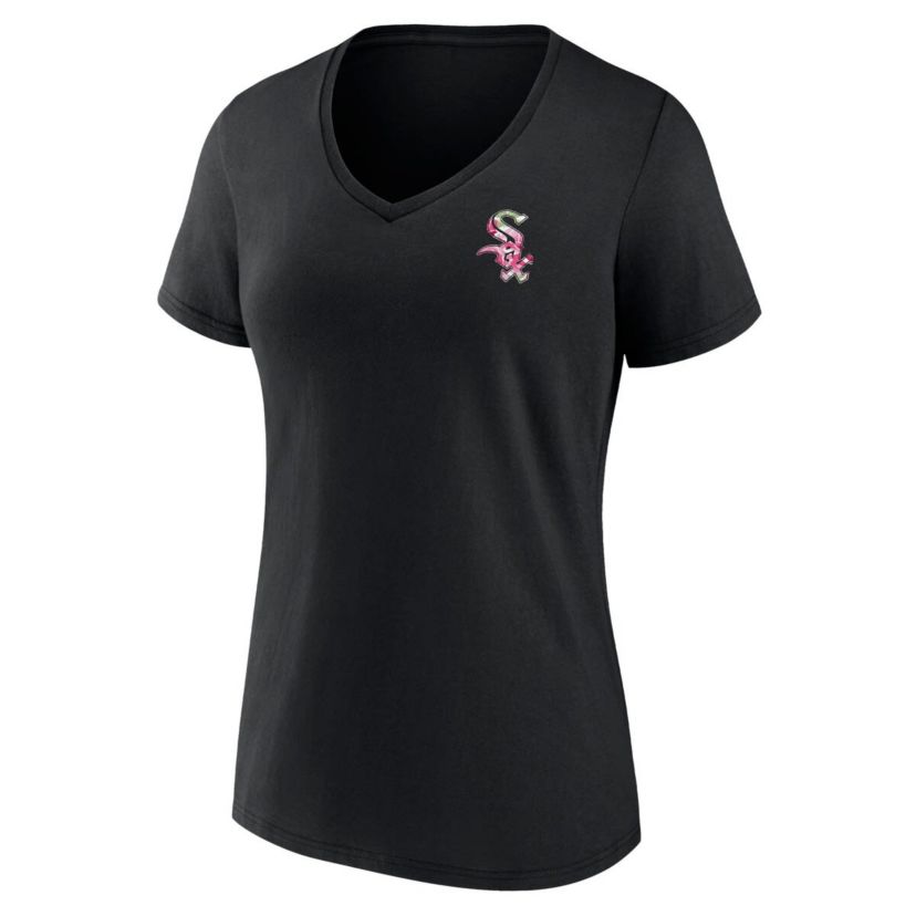 Chicago White Sox MLB Chicago Sox Mothers Day Plus Size Best Mom Ever V-Neck T-Shirt
