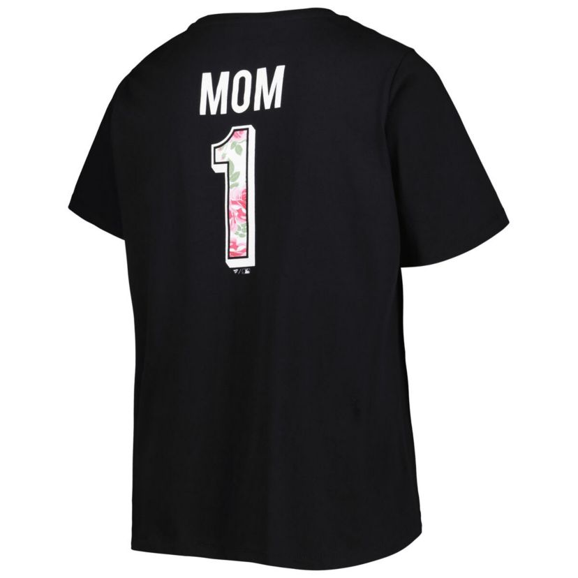 MLB San Francisco Giants Mothers Day Plus Size Best Mom Ever V-Neck T-Shirt