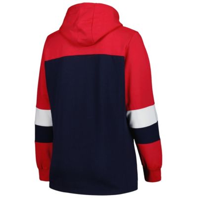 MLB Atlanta Braves Plus Colorblock Pullover Hoodie