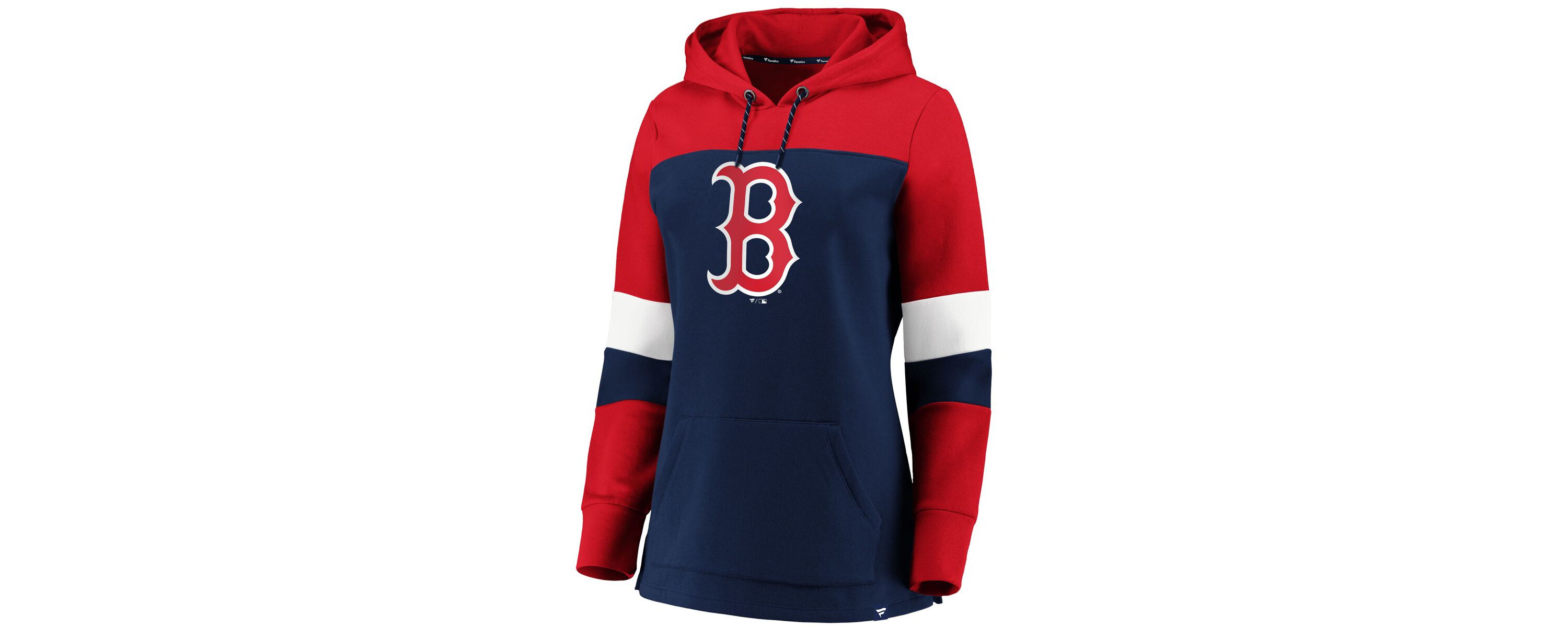 Boston Red Sox MLB Boston Sox Plus Size Colorblock Pullover Hoodie