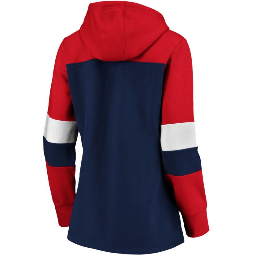 Boston Red Sox MLB Boston Sox Plus Size Colorblock Pullover Hoodie