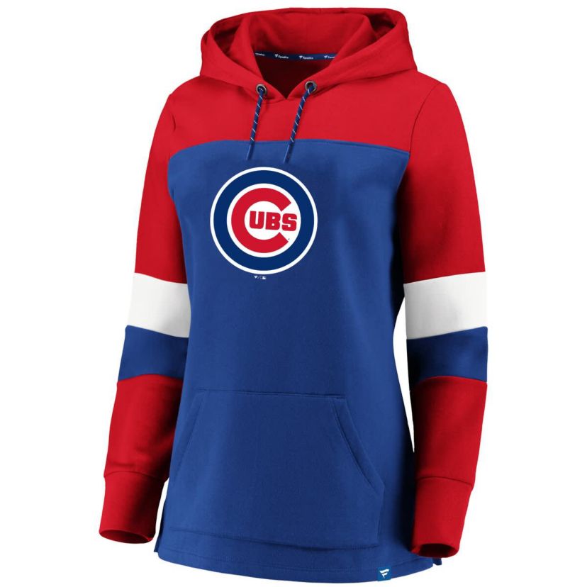 MLB Chicago Cubs Plus Size Colorblock Pullover Hoodie