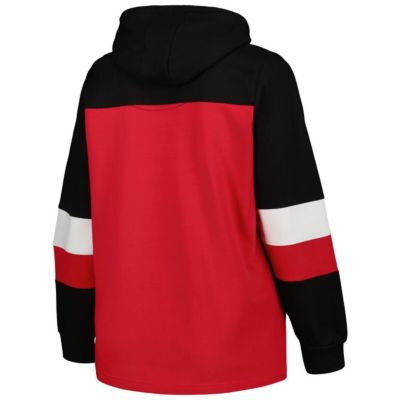 MLB Cincinnati Reds Plus Size Colorblock Pullover Hoodie