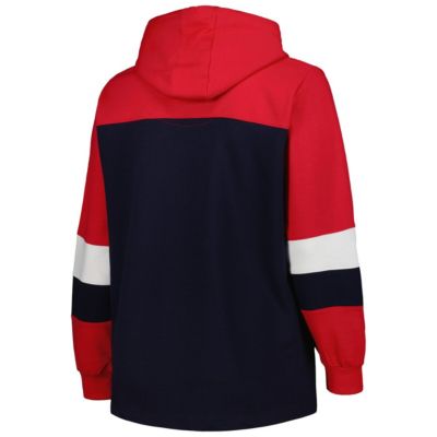 MLB Cleveland Guardians Plus Colorblock Pullover Hoodie