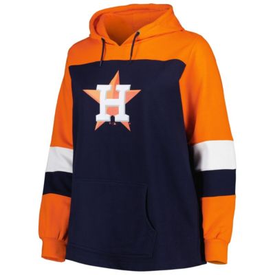 MLB Houston Astros Plus Colorblock Pullover Hoodie