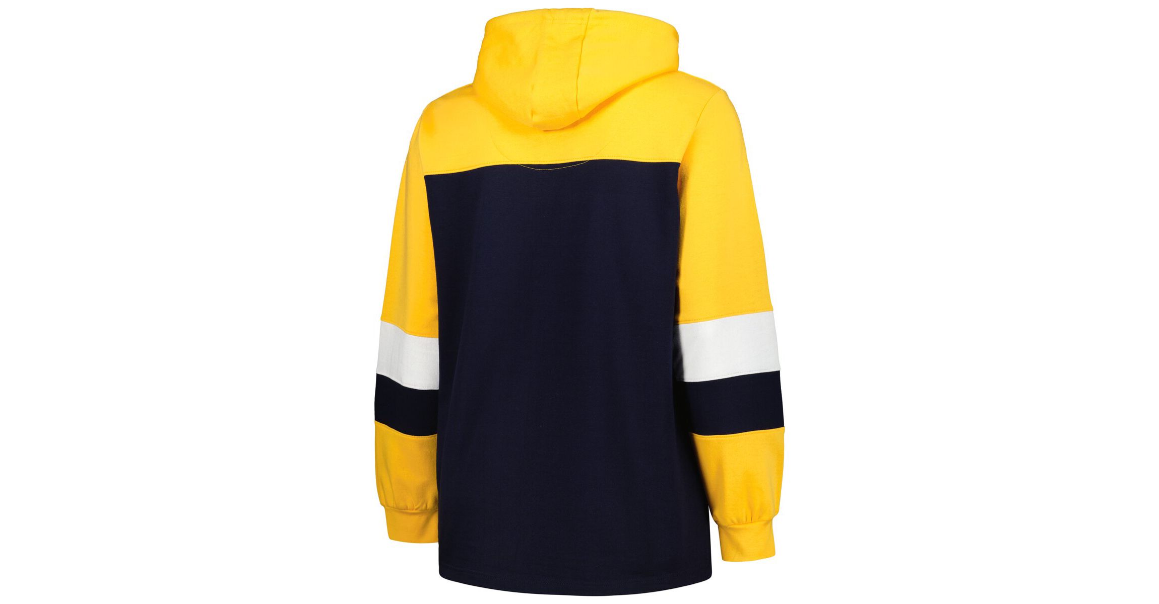 MLB Milwaukee Brewers Plus Size Colorblock Pullover Hoodie
