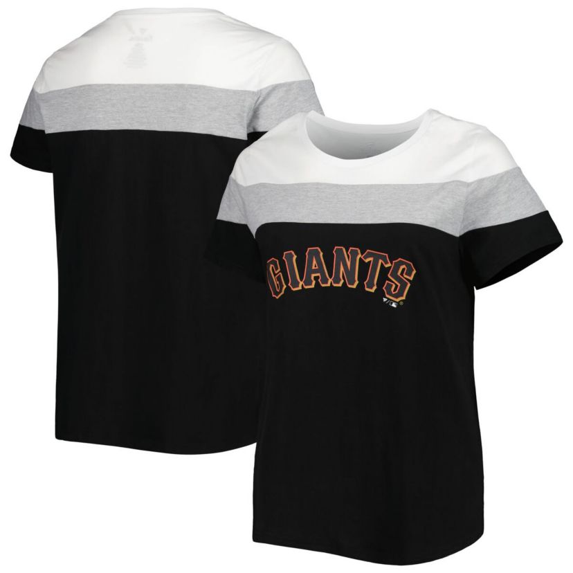 MLB San Francisco Giants Plus Size Colorblock T-Shirt