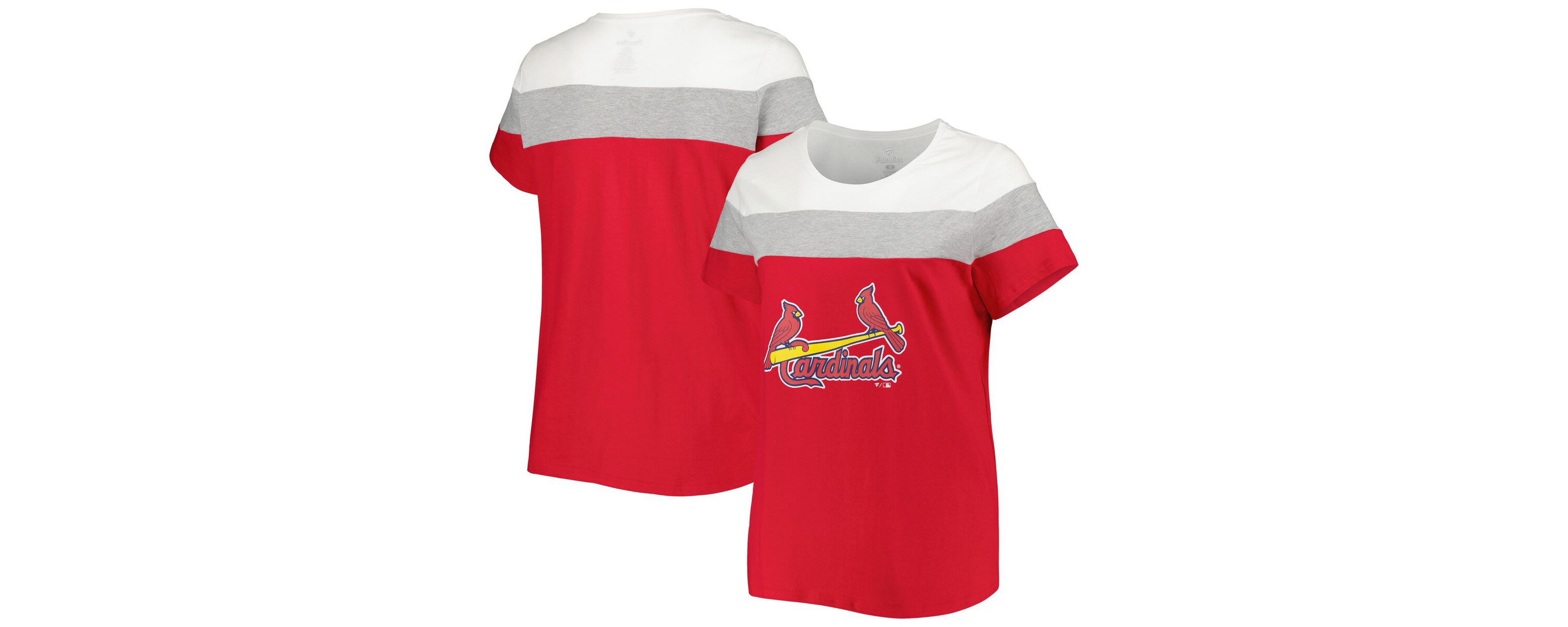 MLB St. Louis Cardinals Plus Size Colorblock T-Shirt
