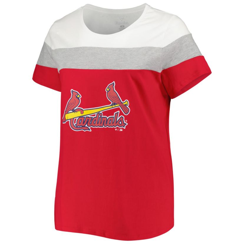 MLB St. Louis Cardinals Plus Size Colorblock T-Shirt