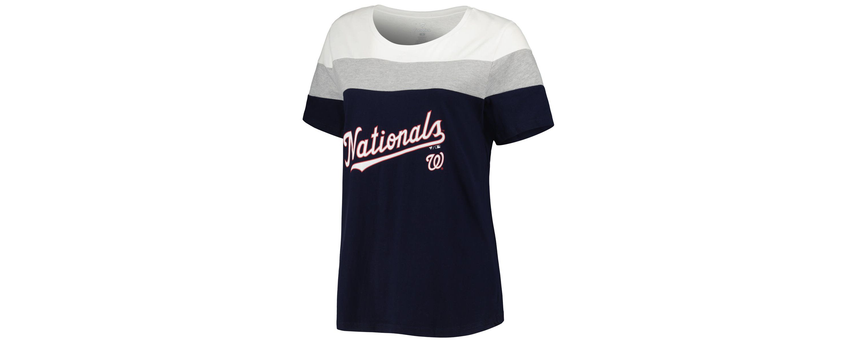 MLB Washington Nationals Plus Size Colorblock T-Shirt