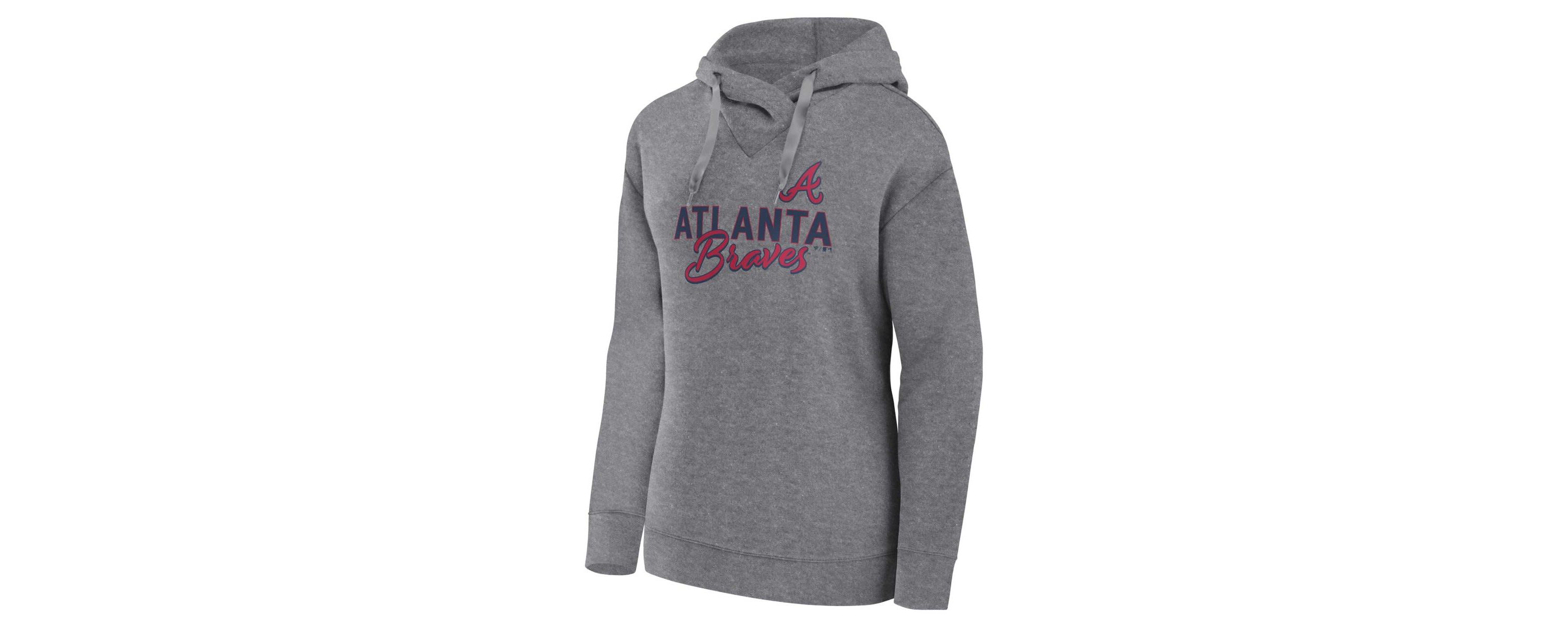 MLB Atlanta Braves Plus Size Pullover Hoodie
