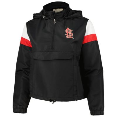 MLB St. Louis Cardinals Plus Anorak Quarter-Zip Hoodie Jacket