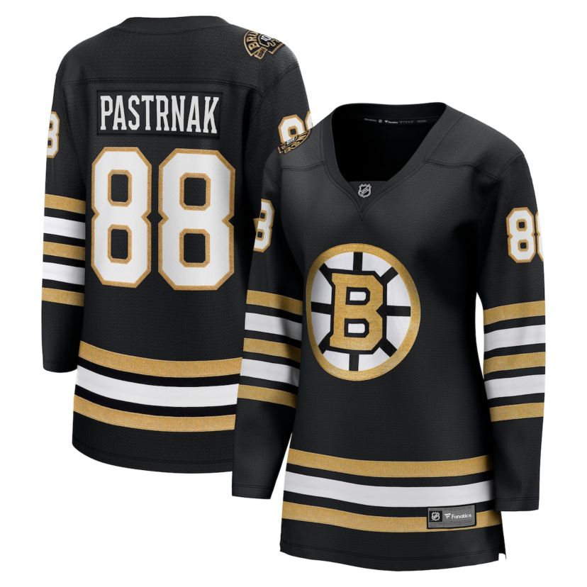 NHL Fanatics David Pastrnak 100th Anniversary Breakaway Jersey