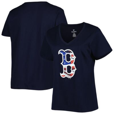 Boston Red Sox MLB Plus Americana V-Neck T-Shirt