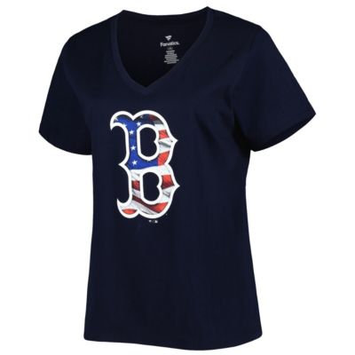 Boston Red Sox MLB Plus Americana V-Neck T-Shirt