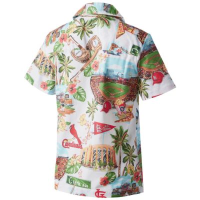 MLB St. Louis Cardinals Scenic Camp Button-Up Shirt