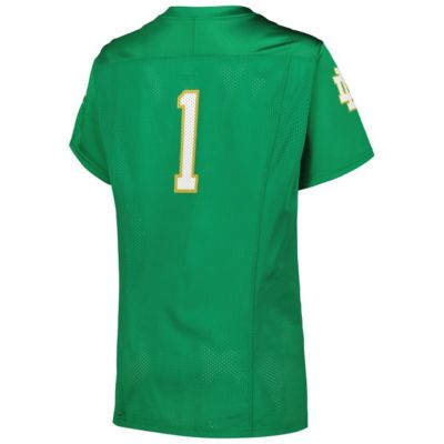 NCAA Under Armour #1 Kelly Notre Dame Fighting Irish Replica Football Jersey