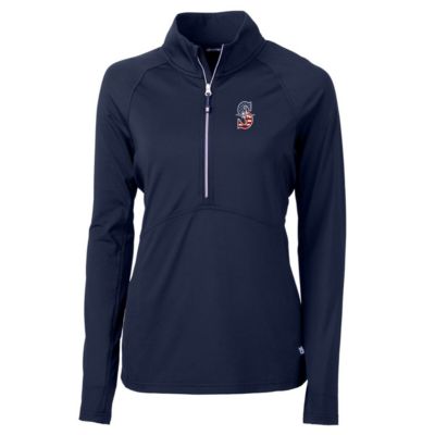 MLB Seattle Mariners Americana Logo Adapt Eco Knit Stretch Recycled Half-Zip Pullover Top