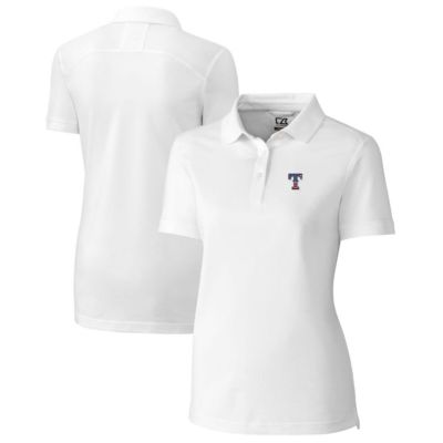 MLB Texas Rangers Americana Logo Advantage DryTec Tri-Blend Pique Polo