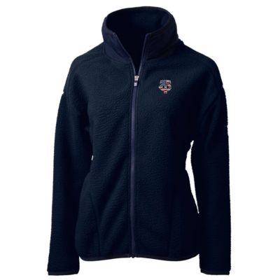 MLB Minnesota Twins Americana Logo Cascade Eco Sherpa Full-Zip Fleece Jacket