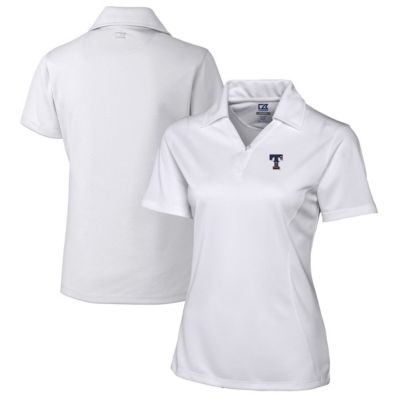 MLB Texas Rangers Americana Logo DryTec Genre Textured Solid Polo