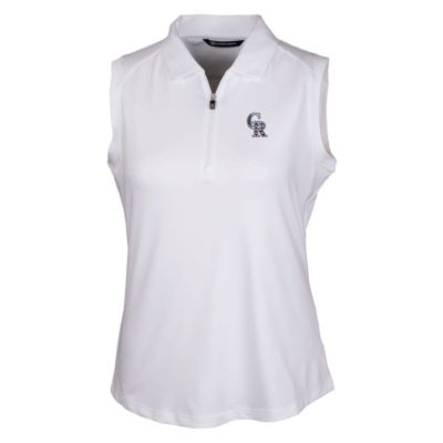 MLB Colorado Rockies Americana Logo DryTec Forge Stretch Sleeveless Polo