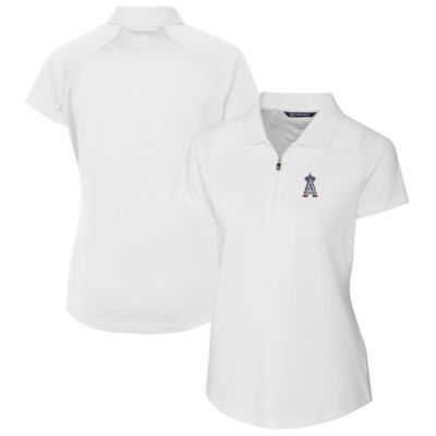 MLB Los Angeles Angels Americana Logo DryTec Forge Stretch Polo