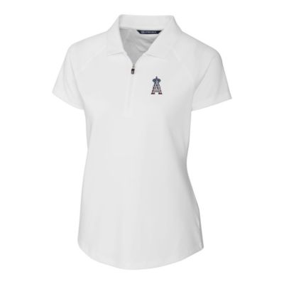 MLB Los Angeles Angels Americana Logo DryTec Forge Stretch Polo