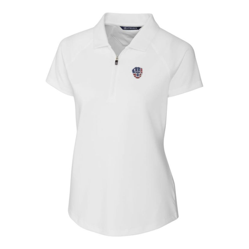 MLB Milwaukee Brewers Americana Logo DryTec Forge Stretch Polo