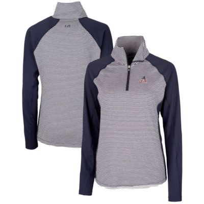 MLB Arizona Diamondbacks Americana Logo Forge Tonal Stripe Stretch Half-Zip Pullover Top