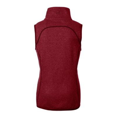 MLB Miami Marlins Americana Logo Mainsail Sweater-Knit Full-Zip Asymmetrical Vest