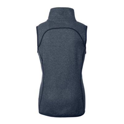 Boston Red Sox MLB Heather Americana Logo Mainsail Sweater-Knit Full-Zip Asymmetrical Vest