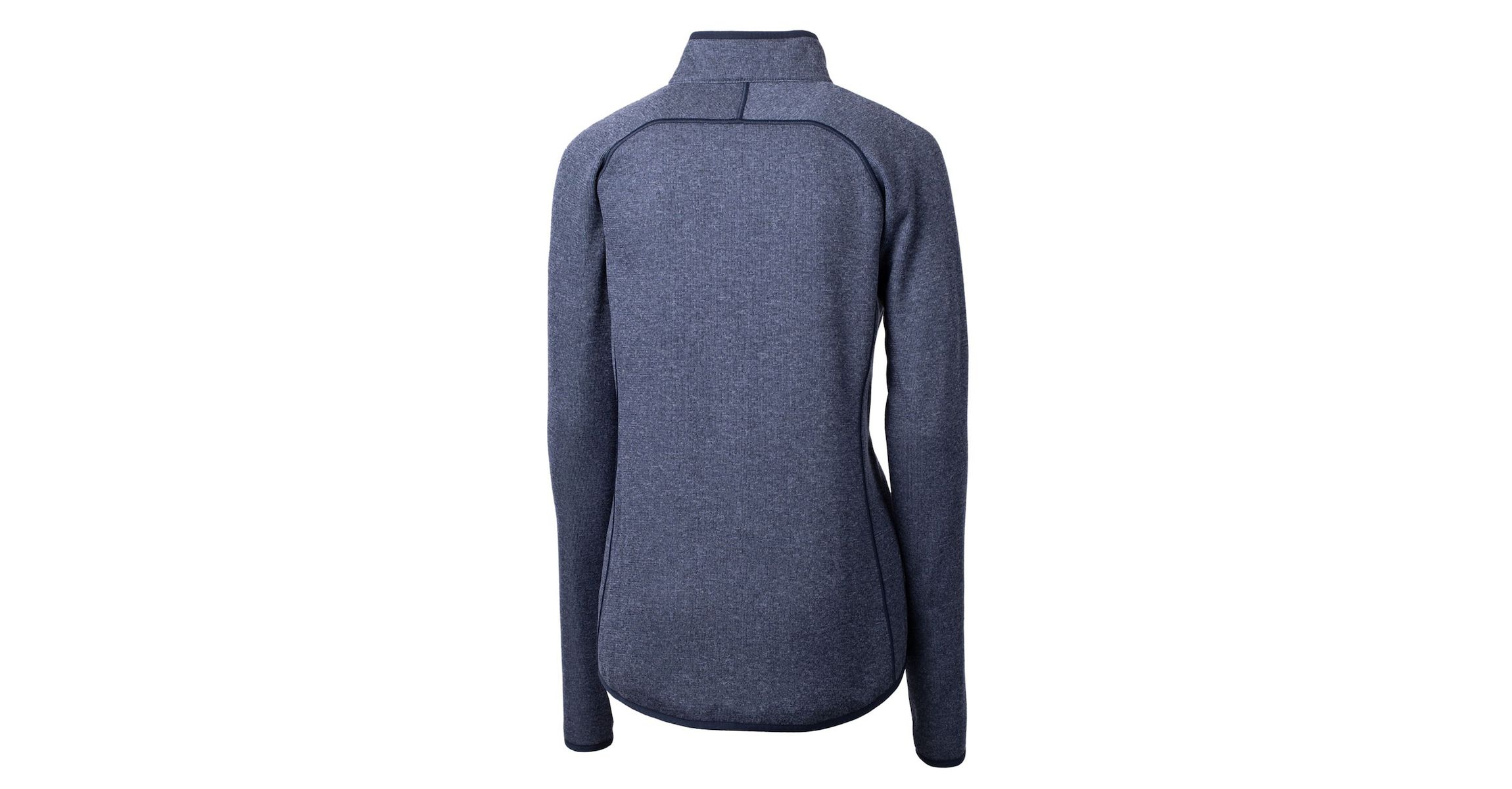 MLB Heather Colorado Rockies Americana Logo Mainsail Sweater-Knit Full-Zip Jacket