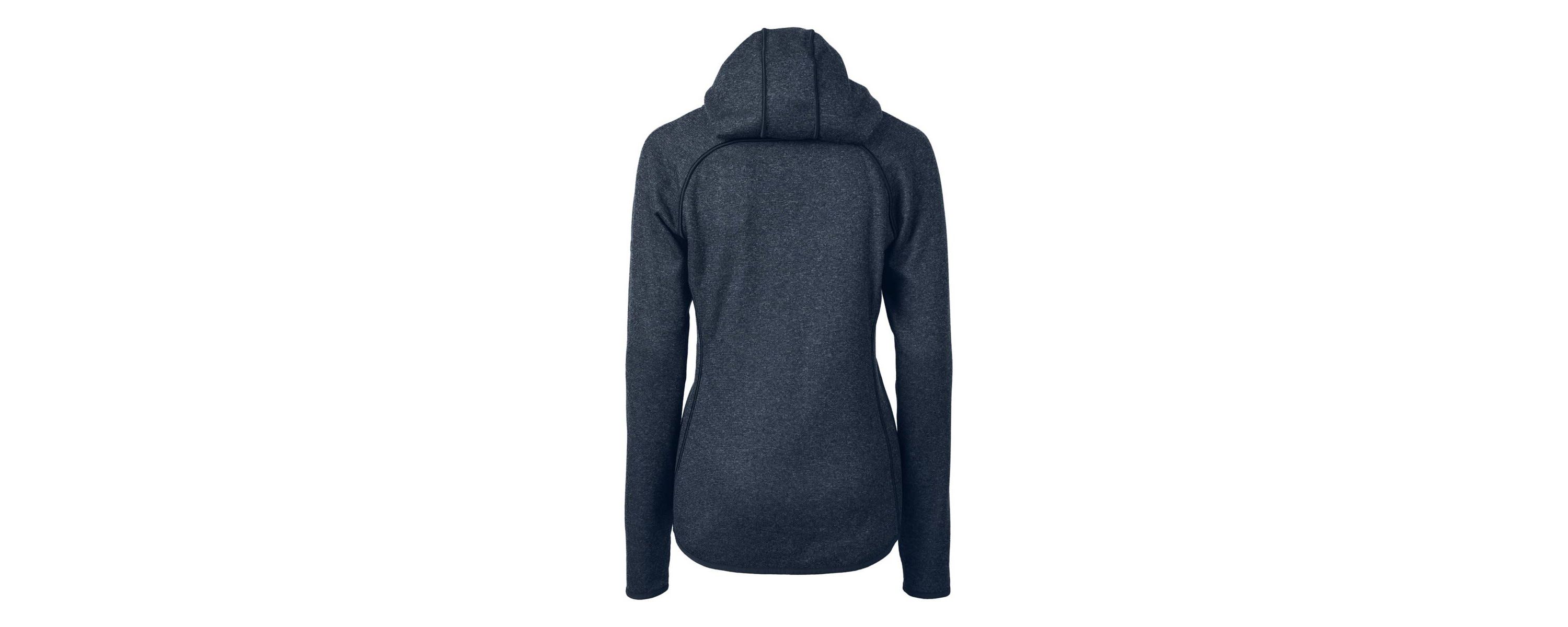 MLB Heather Chicago Cubs Americana Logo Mainsail Sweater-Knit Full-Zip Hoodie