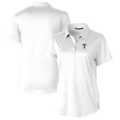 MLB Texas Rangers Americana Logo Prospect DryTec Textured Stretch Polo