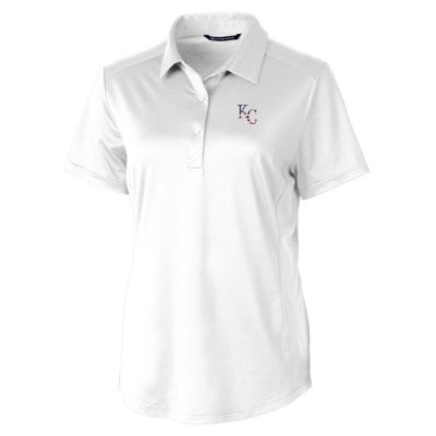 MLB Kansas City Royals Americana Logo Prospect DryTec Textured Stretch Polo